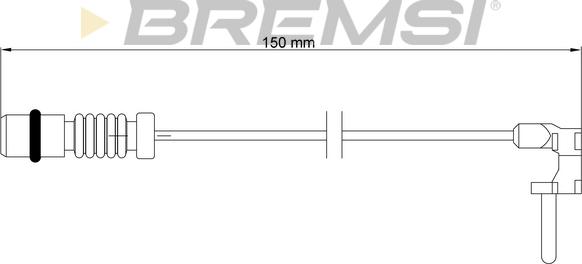 Bremsi WI0595 - Signalni kontakt, trosenje kočione plocice www.molydon.hr