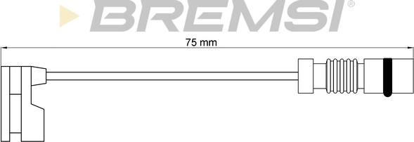 Bremsi WI0598 - Signalni kontakt, trosenje kočione plocice www.molydon.hr