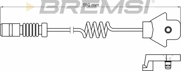 Bremsi WI0507 - Signalni kontakt, trosenje kočione plocice www.molydon.hr