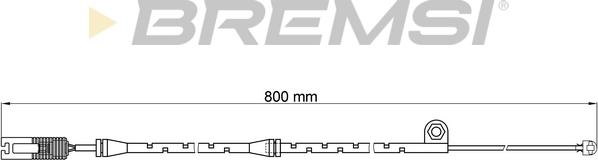 Bremsi WI0584 - Signalni kontakt, trosenje kočione plocice www.molydon.hr