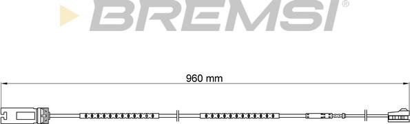 Bremsi WI0699 - Signalni kontakt, trosenje kočione plocice www.molydon.hr