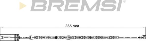 Bremsi WI0694 - Signalni kontakt, trosenje kočione plocice www.molydon.hr