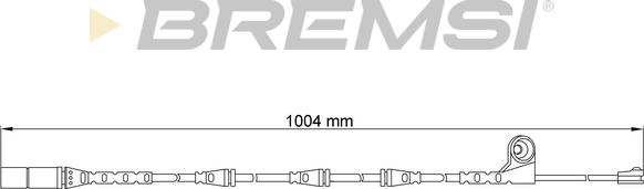 Bremsi WI0696 - Signalni kontakt, trosenje kočione plocice www.molydon.hr