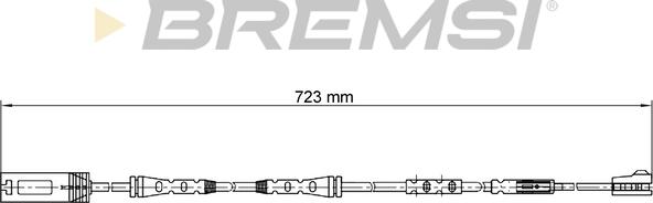 Bremsi WI0690 - Signalni kontakt, trosenje kočione plocice www.molydon.hr