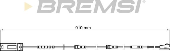 Bremsi WI0698 - Signalni kontakt, trosenje kočione plocice www.molydon.hr