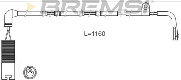 Bremsi WI0644 - Signalni kontakt, trosenje kočione plocice www.molydon.hr