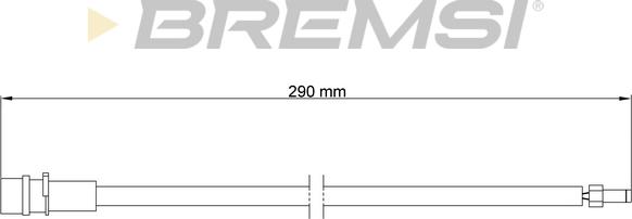 Bremsi WI0656 - Signalni kontakt, trosenje kočione plocice www.molydon.hr