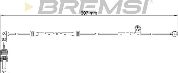 Bremsi WI0650 - Signalni kontakt, trosenje kočione plocice www.molydon.hr