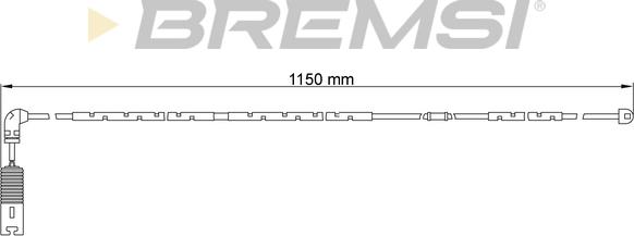 Bremsi WI0651 - Signalni kontakt, trosenje kočione plocice www.molydon.hr