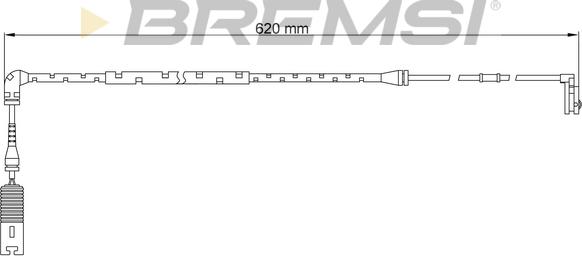 Bremsi WI0652 - Signalni kontakt, trosenje kočione plocice www.molydon.hr