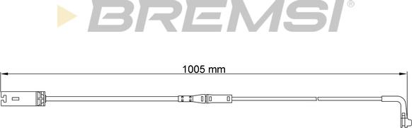 Bremsi WI0663 - Signalni kontakt, trosenje kočione plocice www.molydon.hr