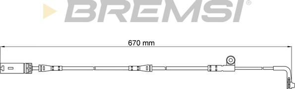 Bremsi WI0602 - Signalni kontakt, trosenje kočione plocice www.molydon.hr