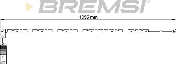 Bremsi WI0611 - Signalni kontakt, trosenje kočione plocice www.molydon.hr