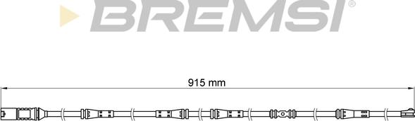 Bremsi WI0685 - Signalni kontakt, trosenje kočione plocice www.molydon.hr