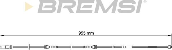 Bremsi WI0687 - Signalni kontakt, trosenje kočione plocice www.molydon.hr