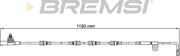 Bremsi WI0630 - Signalni kontakt, trosenje kočione plocice www.molydon.hr