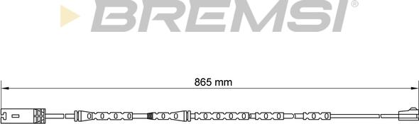 Bremsi WI0675 - Signalni kontakt, trosenje kočione plocice www.molydon.hr