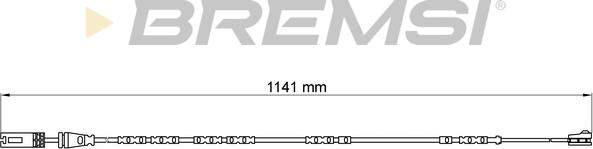 Bremsi WI0676 - Signalni kontakt, trosenje kočione plocice www.molydon.hr