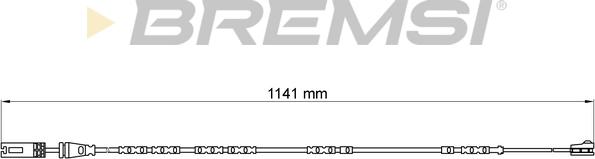 Bremsi WI0678 - Signalni kontakt, trosenje kočione plocice www.molydon.hr