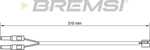 Bremsi WI0672 - Signalni kontakt, trosenje kočione plocice www.molydon.hr