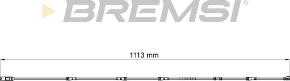 Bremsi WI0749 - Signalni kontakt, trosenje kočione plocice www.molydon.hr