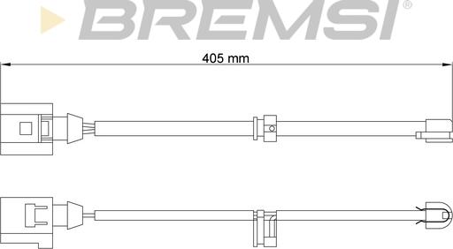 Bremsi WI0742 - Signalni kontakt, trosenje kočione plocice www.molydon.hr