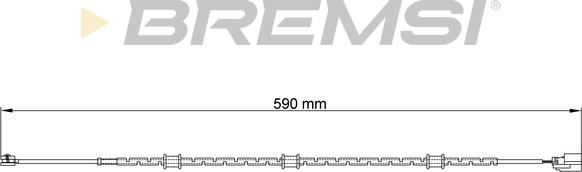 Bremsi WI0756 - Signalni kontakt, trosenje kočione plocice www.molydon.hr