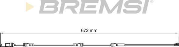 Bremsi WI0751 - Signalni kontakt, trosenje kočione plocice www.molydon.hr