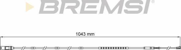 Bremsi WI0752 - Signalni kontakt, trosenje kočione plocice www.molydon.hr