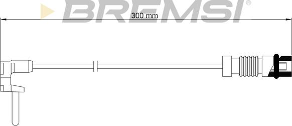 Bremsi WI0760 - Signalni kontakt, trosenje kočione plocice www.molydon.hr