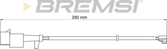 Bremsi WI0715 - Signalni kontakt, trosenje kočione plocice www.molydon.hr