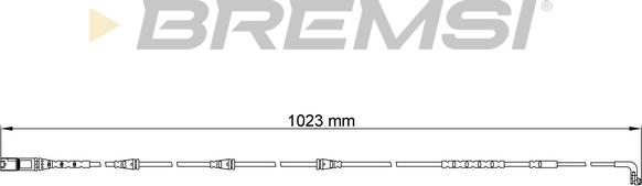 Bremsi WI0718 - Signalni kontakt, trosenje kočione plocice www.molydon.hr