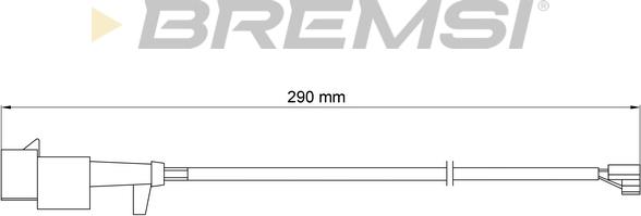 Bremsi WI0713 - Signalni kontakt, trosenje kočione plocice www.molydon.hr