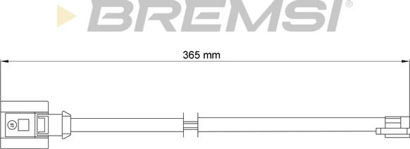 Bremsi WI0732 - Signalni kontakt, trosenje kočione plocice www.molydon.hr