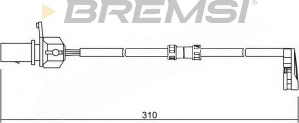 Bremsi WI0727 - Signalni kontakt, trosenje kočione plocice www.molydon.hr