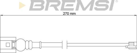 Bremsi WI0773 - Signalni kontakt, trosenje kočione plocice www.molydon.hr