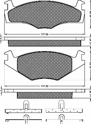 Woking 3411 - Komplet Pločica, disk-kočnica www.molydon.hr