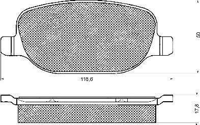 BOSCH BP479 - Komplet Pločica, disk-kočnica www.molydon.hr