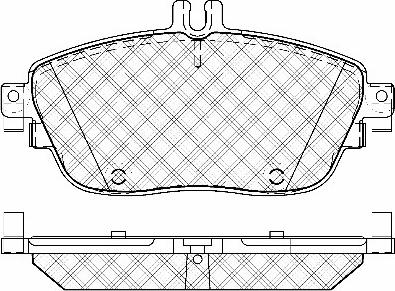 Mercedes-Benz N0004203002 - Komplet Pločica, disk-kočnica www.molydon.hr