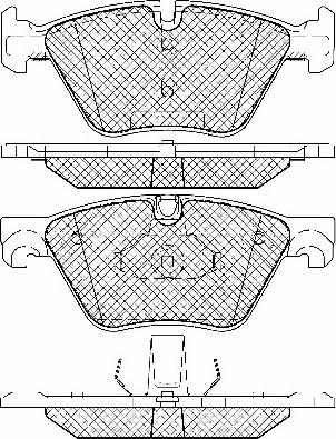 ACDelco AC0581641D - Komplet Pločica, disk-kočnica www.molydon.hr