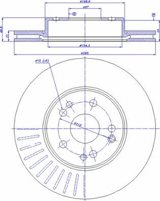 Magneti Marelli 351282020500 - Kočioni disk www.molydon.hr