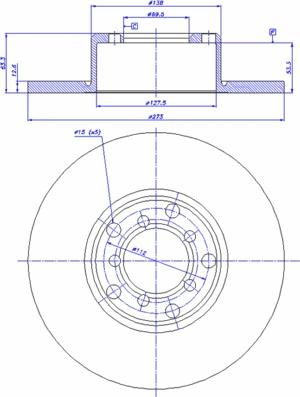 TRW DF1572 - Kočioni disk www.molydon.hr