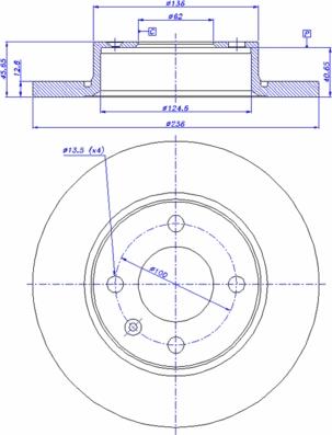 ZF 31981 01 - Kočioni disk www.molydon.hr