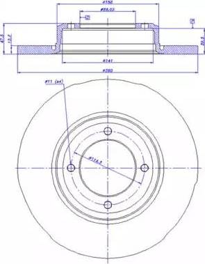 SBS 1815204103 - Kočioni disk www.molydon.hr