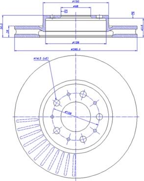 A.B.S. 9556821 - Kočioni disk www.molydon.hr