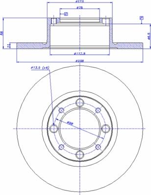 Delphi BG2067 - Kočioni disk www.molydon.hr