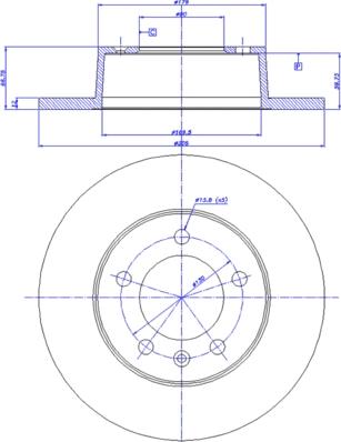 Valeo 186740 - Kočioni disk www.molydon.hr