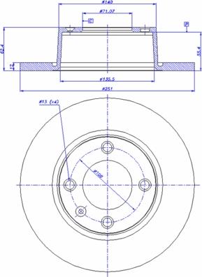 Magneti Marelli 360406018500 - Kočioni disk www.molydon.hr