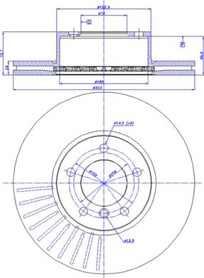 A.B.S. 17937 - Kočioni disk www.molydon.hr