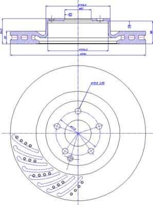 BENDIX 521486 - Kočioni disk www.molydon.hr